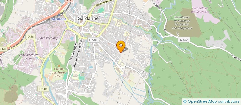 localisation de l'entreprise MONSIEUR FLORENT CILESTRINI  GARDANNE