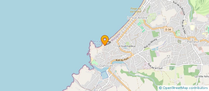 localisation de l'entreprise MONSIEUR FLORENT CLAUDE NOEL CORNILLET  PLENEUF-VAL-ANDRE