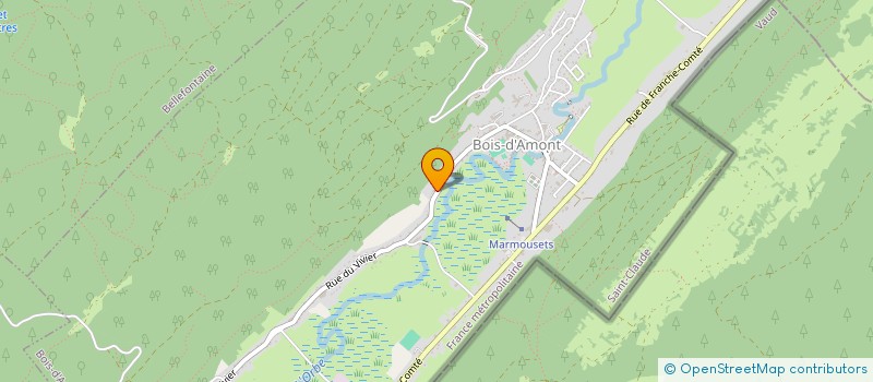 localisation de l'entreprise MONSIEUR FLORENT CLEMENT  BOIS-D'AMONT