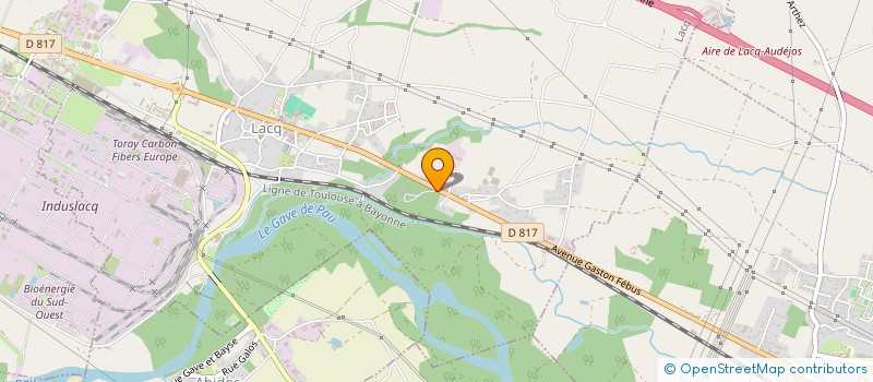 localisation de l'entreprise MONSIEUR FLORENT CLEMENT  LACQ