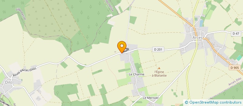 localisation de l'entreprise MONSIEUR FLORENT COCHON  ARCES-DILO