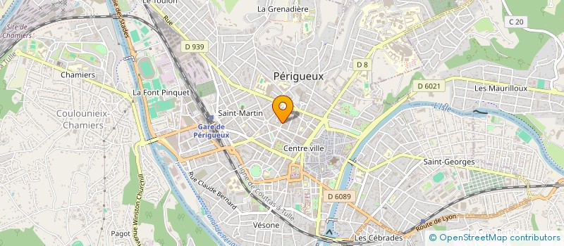 localisation de l'entreprise MONSIEUR FLORENT COLIN  PERIGUEUX