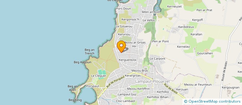 localisation de l'entreprise MONSIEUR FLORENT COLIN  LAMPAUL-PLOUARZEL