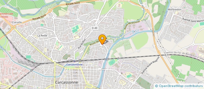 localisation de l'entreprise MONSIEUR FLORENT COLLY  CARCASSONNE