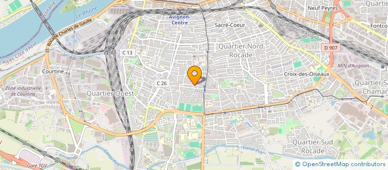 localisation de l'entreprise MONSIEUR FLORENT COMBE  AVIGNON