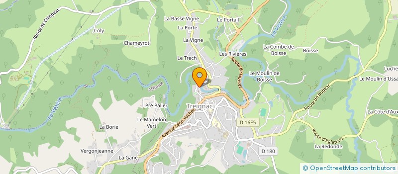 localisation de l'entreprise MONSIEUR FLORENT CORNATON à TREIGNAC