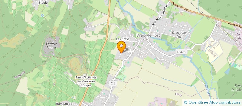localisation de l'entreprise MONSIEUR FLORENT COTE  DRACY-LE-FORT