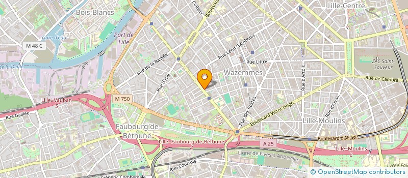 localisation de l'entreprise MONSIEUR FLORENT COURDEAU  LILLE