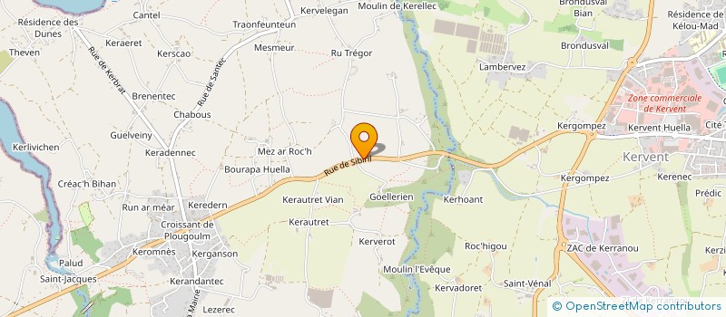 localisation de l'entreprise MONSIEUR FLORENT COZ  PLOUGOULM