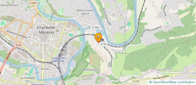 localisation de l'entreprise MONSIEUR FLORENT CUNISSE  CHARLEVILLE-MEZIERES