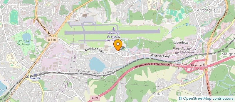 localisation de l'entreprise MONSIEUR FLORENT DALEAS à ANGLET