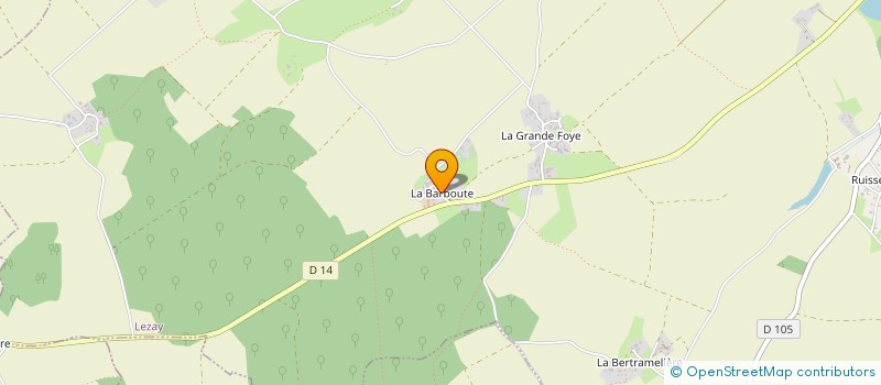 localisation de l'entreprise MONSIEUR FLORENT DALY  LEZAY