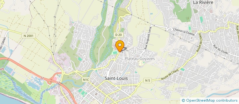 localisation de l'entreprise MONSIEUR FLORENT DARID  SAINT-LOUIS