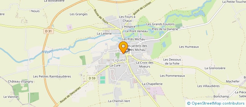 localisation de l'entreprise MONSIEUR FLORENT DAVY à LIGUEIL