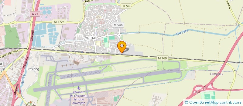 localisation de l'entreprise MONSIEUR FLORENT DE ALMEIDA  AULNAT