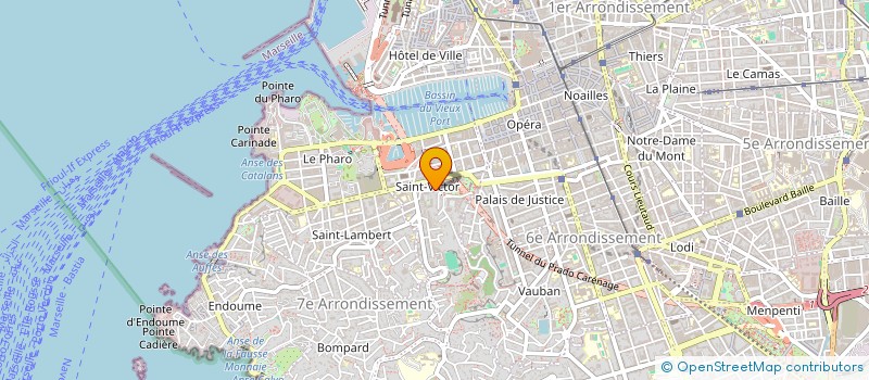 localisation de l'entreprise MONSIEUR FLORENT DE GERIN RICARD  MARSEILLE