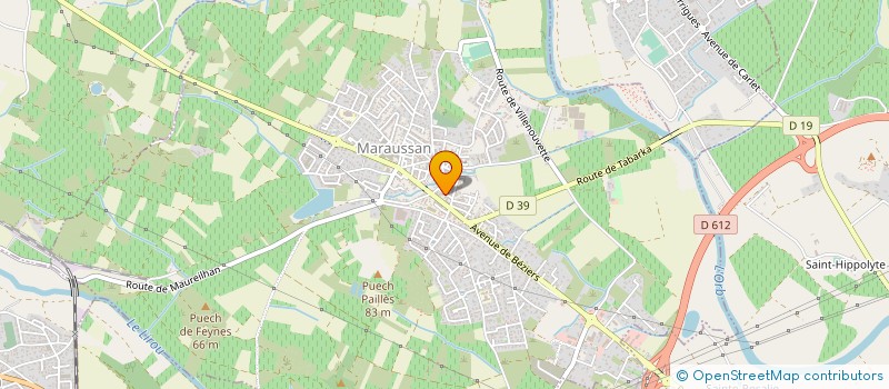 localisation de l'entreprise MONSIEUR FLORENT DE LA ASUNCION  MARAUSSAN