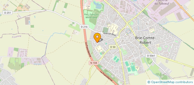 localisation de l'entreprise MONSIEUR FLORENT DECKE  BRIE-COMTE-ROBERT