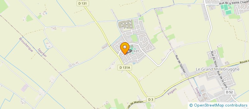 localisation de l'entreprise MONSIEUR FLORENT DECLERCQ  SPYCKER