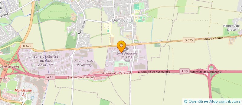 localisation de l'entreprise MONSIEUR FLORENT DECORDE  DEMOUVILLE