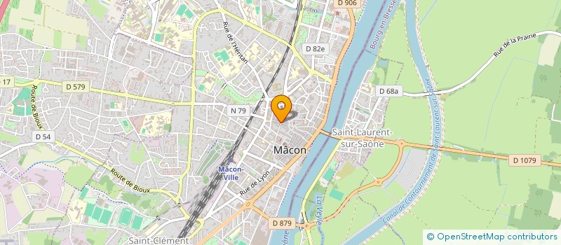 localisation de l'entreprise MONSIEUR FLORENT DEGOURC  MACON