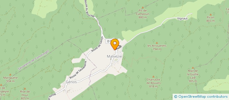 localisation de l'entreprise MONSIEUR FLORENT DEHAINE  MALVEZIE