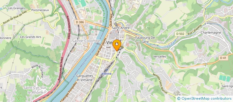 localisation de l'entreprise MONSIEUR FLORENT DELABRE à VIENNE