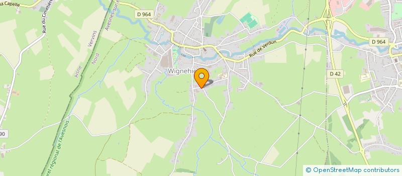 localisation de l'entreprise MONSIEUR FLORENT DELADOEUILLE  WIGNEHIES