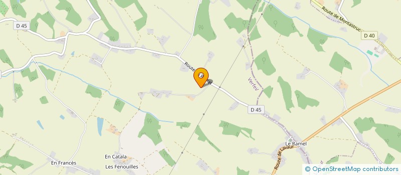 localisation de l'entreprise MONSIEUR FLORENT DELAGNES  VERFEIL