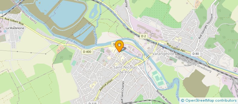 localisation de l'entreprise MONSIEUR FLORENT DELOBEAU  SAINT-NICOLAS-DE-PORT