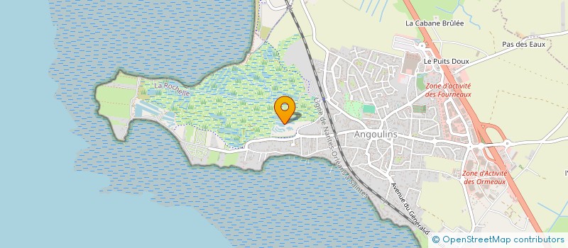 localisation de l'entreprise MONSIEUR FLORENT DELPECH  ANGOULINS