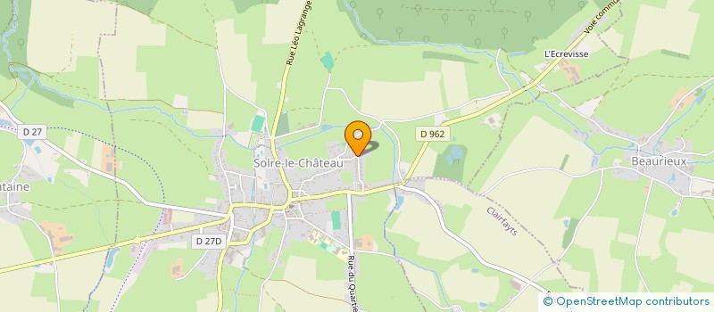 localisation de l'entreprise MONSIEUR FLORENT DELTOMBE  SOLRE-LE-CHATEAU