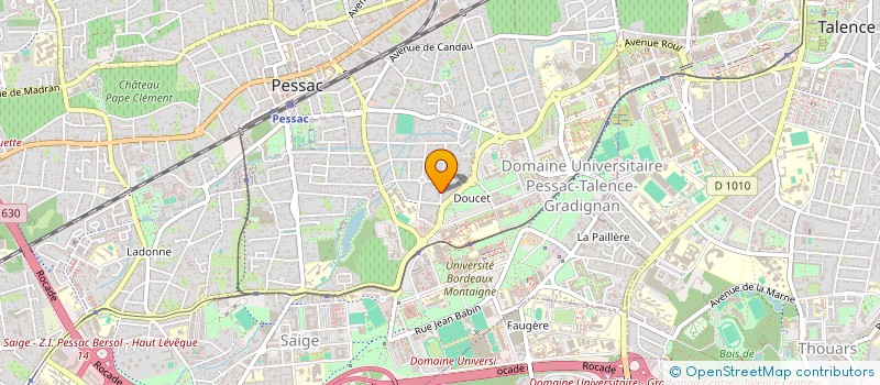 localisation de l'entreprise MONSIEUR FLORENT DELUGIN à PESSAC