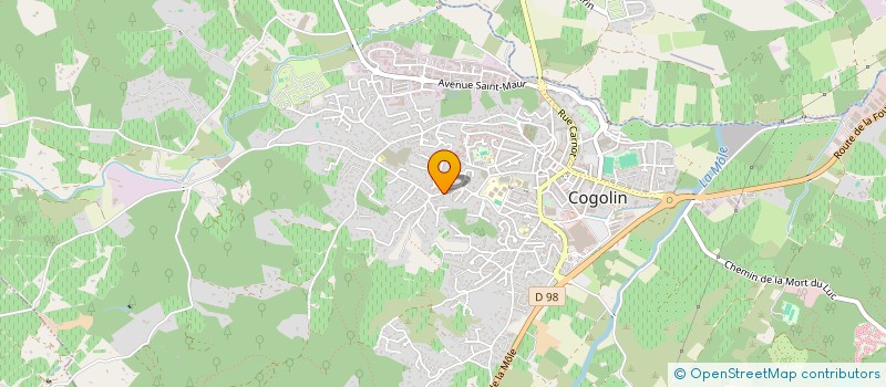 localisation de l'entreprise MONSIEUR FLORENT DEMARS  COGOLIN