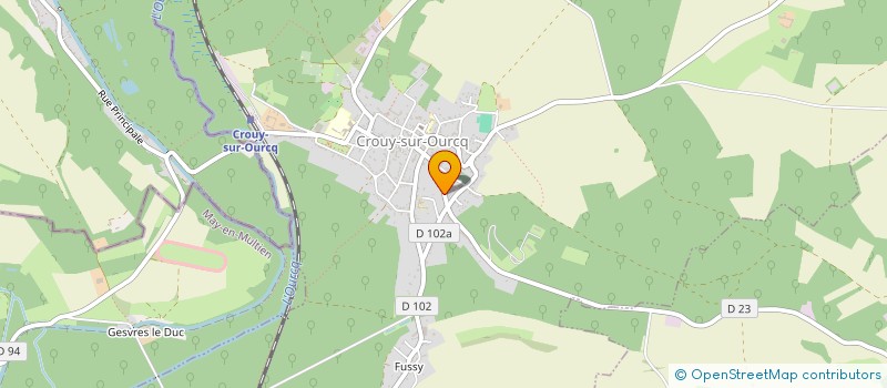 localisation de l'entreprise MONSIEUR FLORENT DEMONGEOT  CROUY-SUR-OURCQ