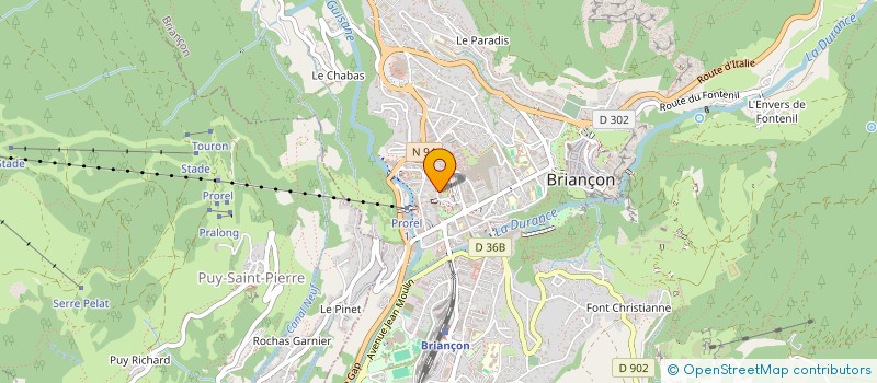 localisation de l'entreprise MONSIEUR FLORENT DENIZOT  BRIANCON