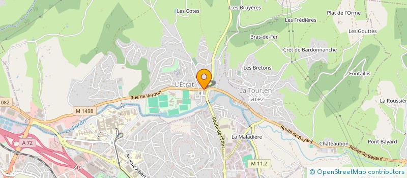 localisation de l'entreprise MONSIEUR FLORENT DERAIL  L'ETRAT