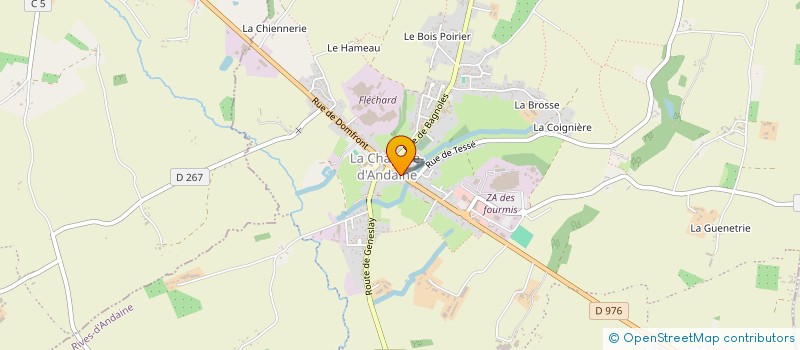 localisation de l'entreprise MONSIEUR FLORENT DEROUET à RIVES D'ANDAINE