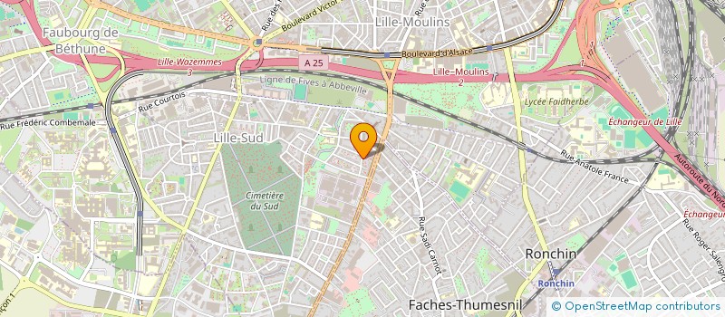 localisation de l'entreprise MONSIEUR FLORENT DESCORDE à LILLE