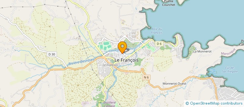 localisation de l'entreprise MONSIEUR FLORENT DEVONIN à LE FRANCOIS
