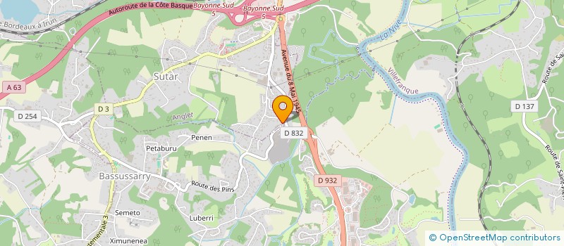 localisation de l'entreprise MONSIEUR FLORENT DEVULDER  ANGLET