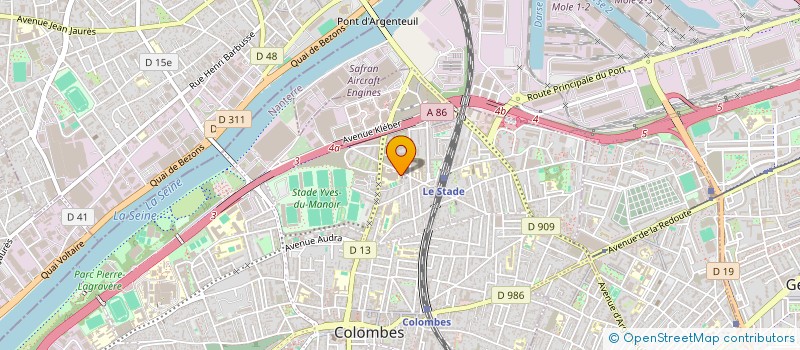 localisation de l'entreprise MONSIEUR FLORENT DIEC à COLOMBES
