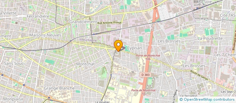 localisation de l'entreprise MONSIEUR FLORENT DIJOUX  BRON