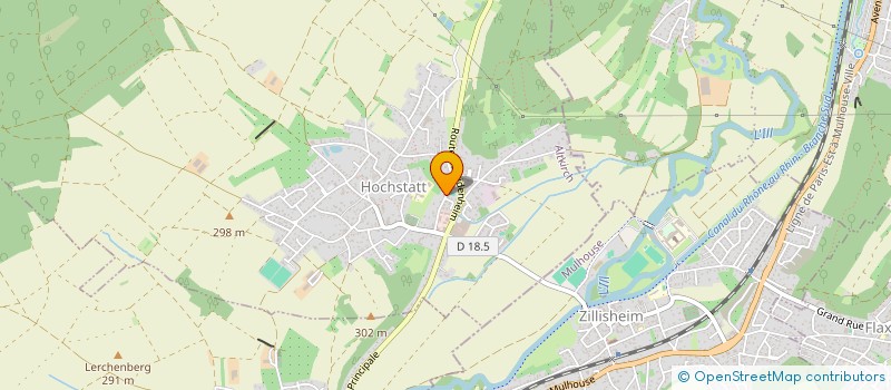 localisation de l'entreprise MONSIEUR FLORENT DIMNET  HOCHSTATT