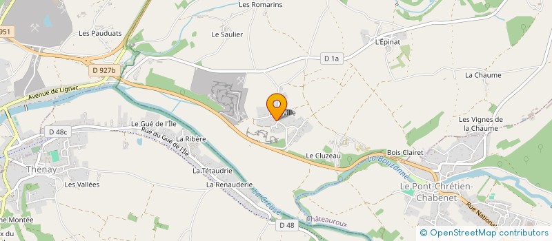 localisation de l'entreprise MONSIEUR FLORENT DOUILLARD à CHASSENEUIL