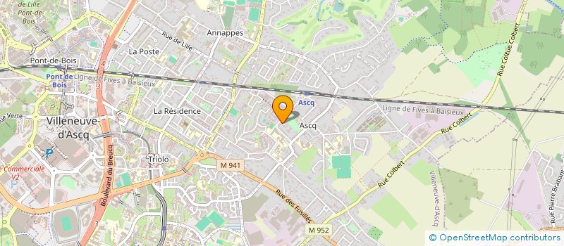 localisation de l'entreprise MONSIEUR FLORENT DOUZOU  VILLENEUVE-D'ASCQ