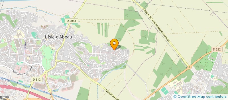 localisation de l'entreprise MONSIEUR FLORENT DREVET  L'ISLE-D'ABEAU