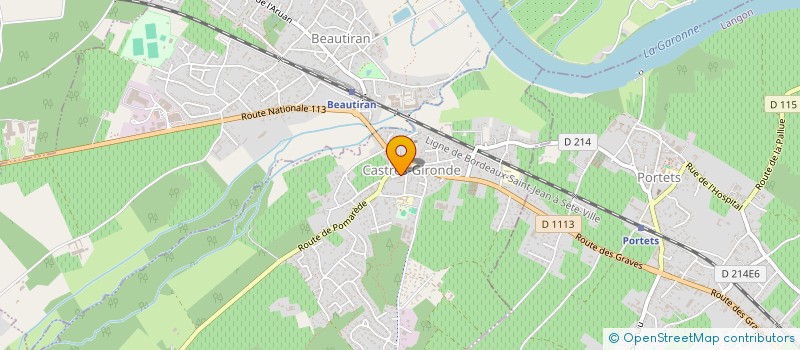 localisation de l'entreprise MONSIEUR FLORENT DUBOIS  CASTRES-GIRONDE