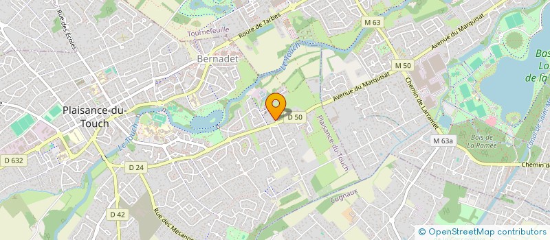 localisation de l'entreprise MONSIEUR FLORENT DUCASSE  PLAISANCE-DU-TOUCH