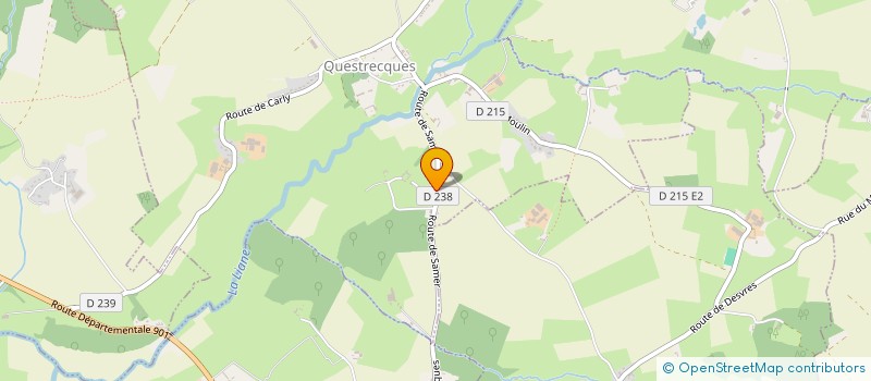 localisation de l'entreprise MONSIEUR FLORENT DUHAMEL  QUESTRECQUES